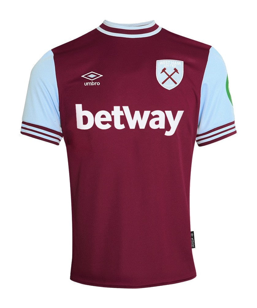 Maillot domicile West Ham 2024 -25