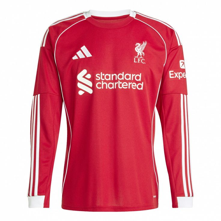 Maillot manche longue domicile Liverpool 2025-26