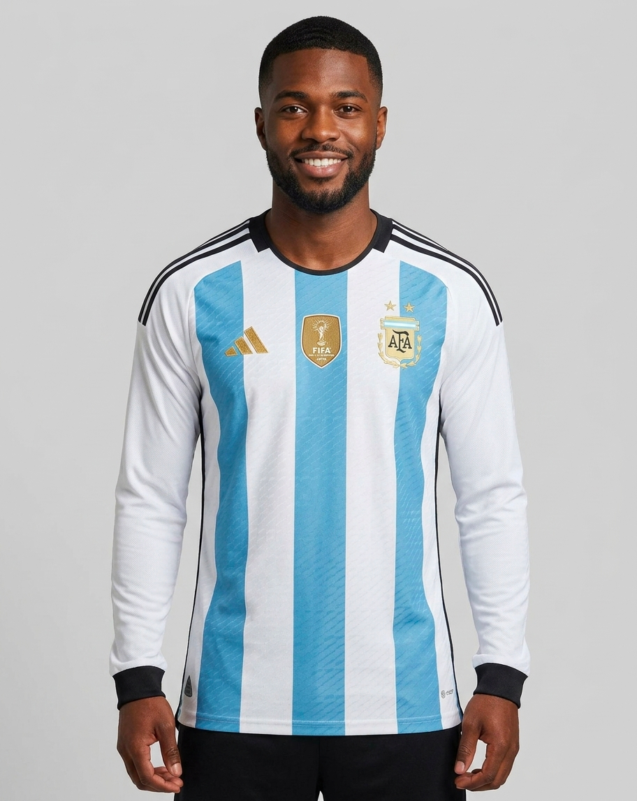Maillot manche longue Argentine domicile coupe du monde 2026