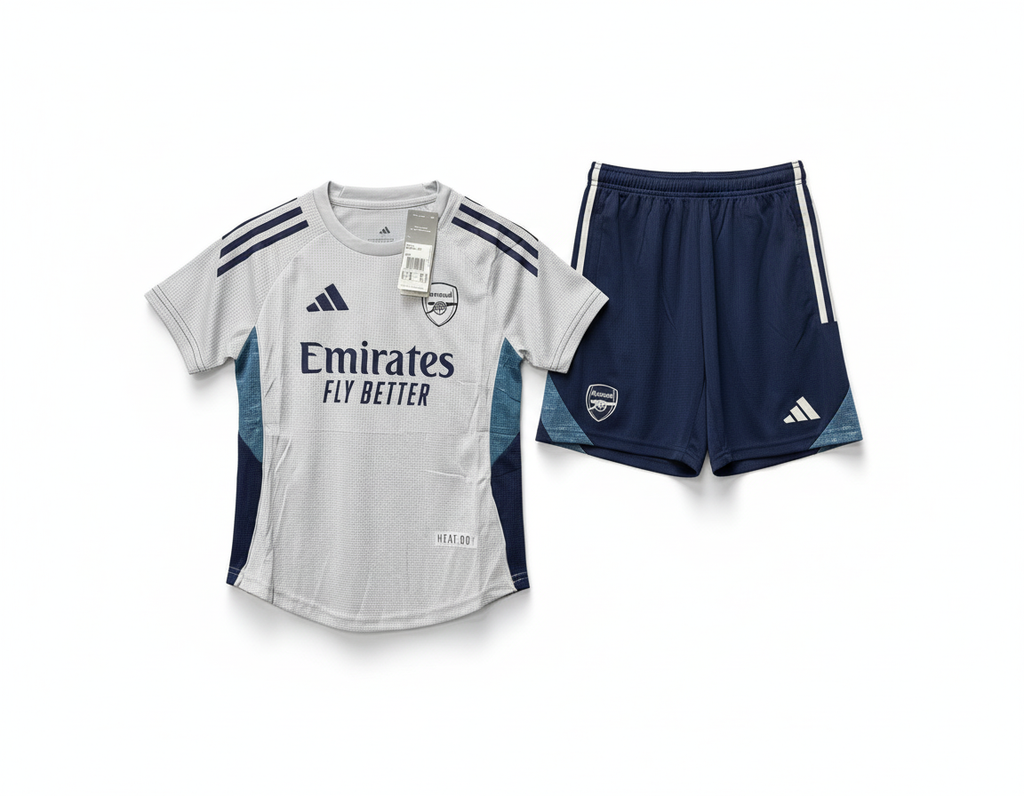 Ensemble maillot enfant Arsenal training extérieur 2025 -26 (haut+short)
