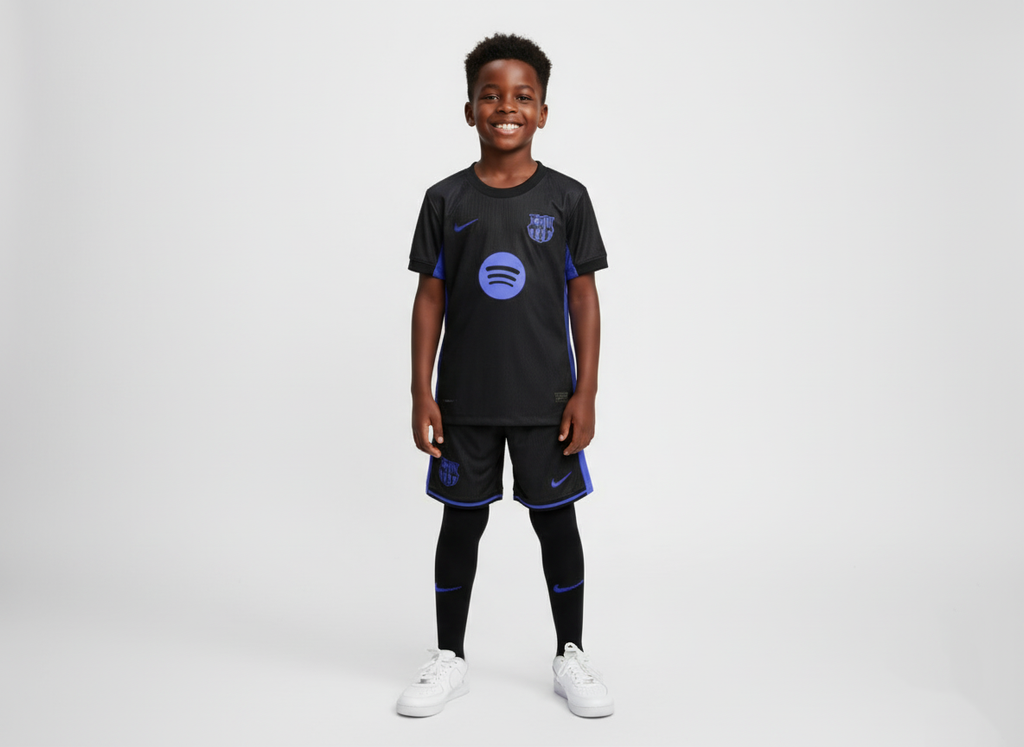 Ensemble maillot enfant Barcelone Pre-match 2025 -26 (haut+short)