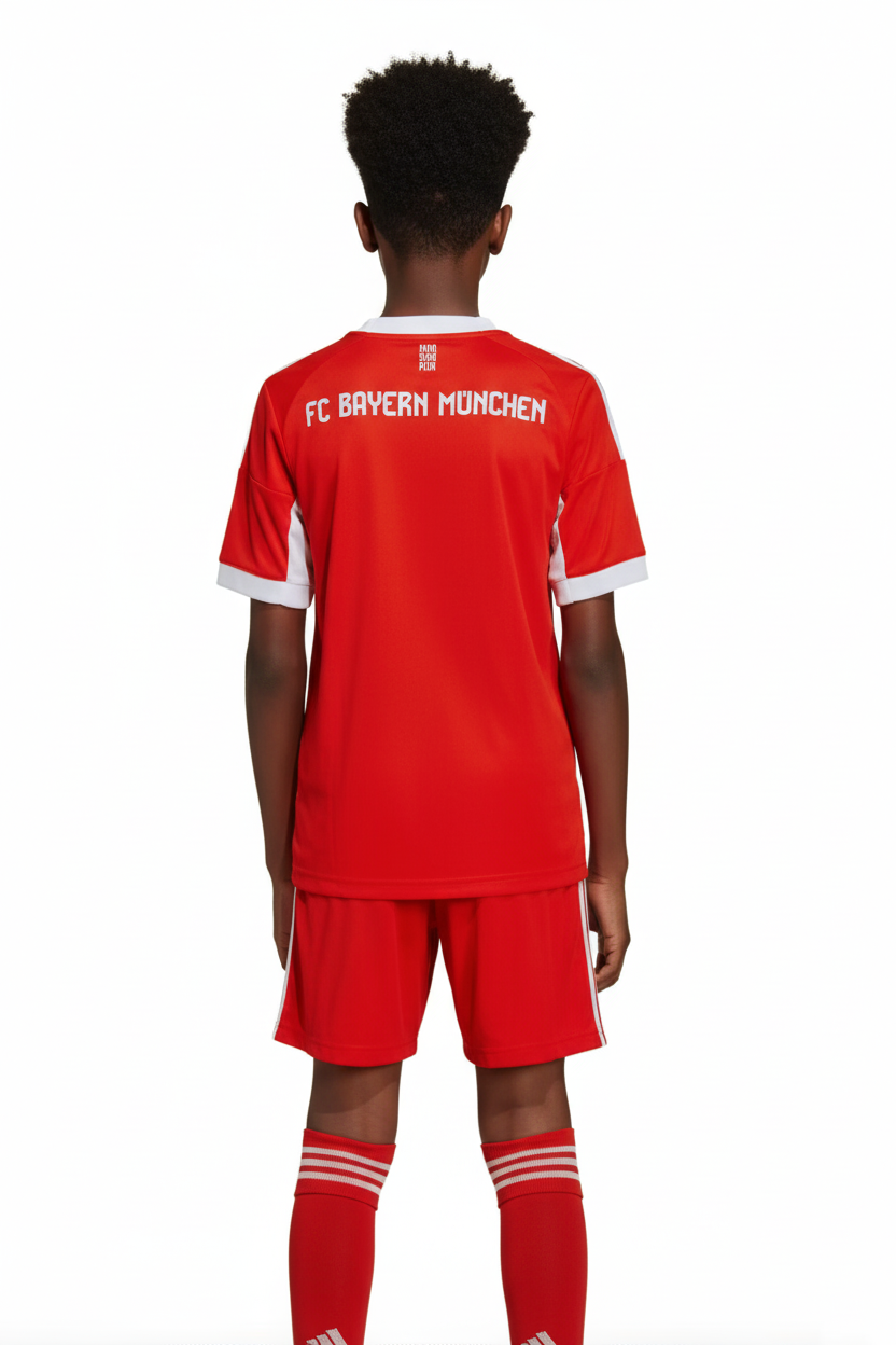 Ensemble maillot enfant Bayern domicile 2025 -26 (haut+short)