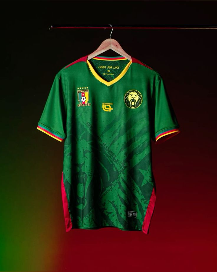 Maillot domicile Cameroun 2025-26