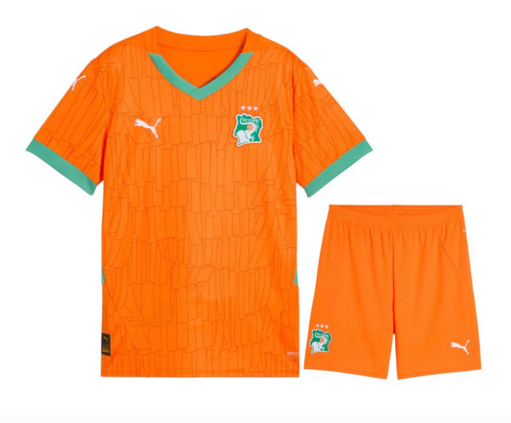 Ensemble maillot enfant Côte d'Ivoire domicile 2025 -26 (haut+short)