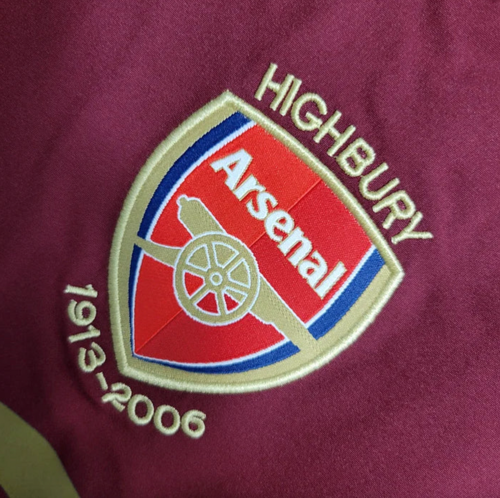 Maillot manche longue retro domicile Arsenal 2005-06