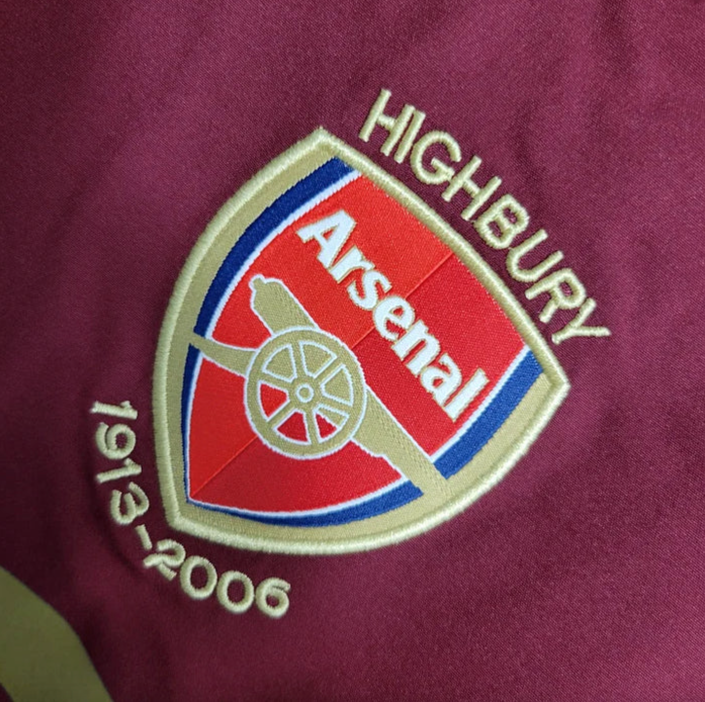 Maillot manche longue retro domicile Arsenal 2005-06