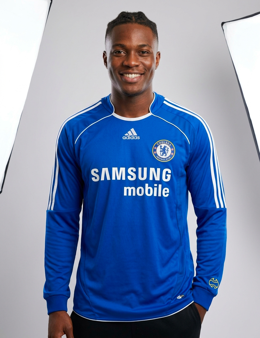 Maillot manche longue retro Chelsea domicile 2006-07