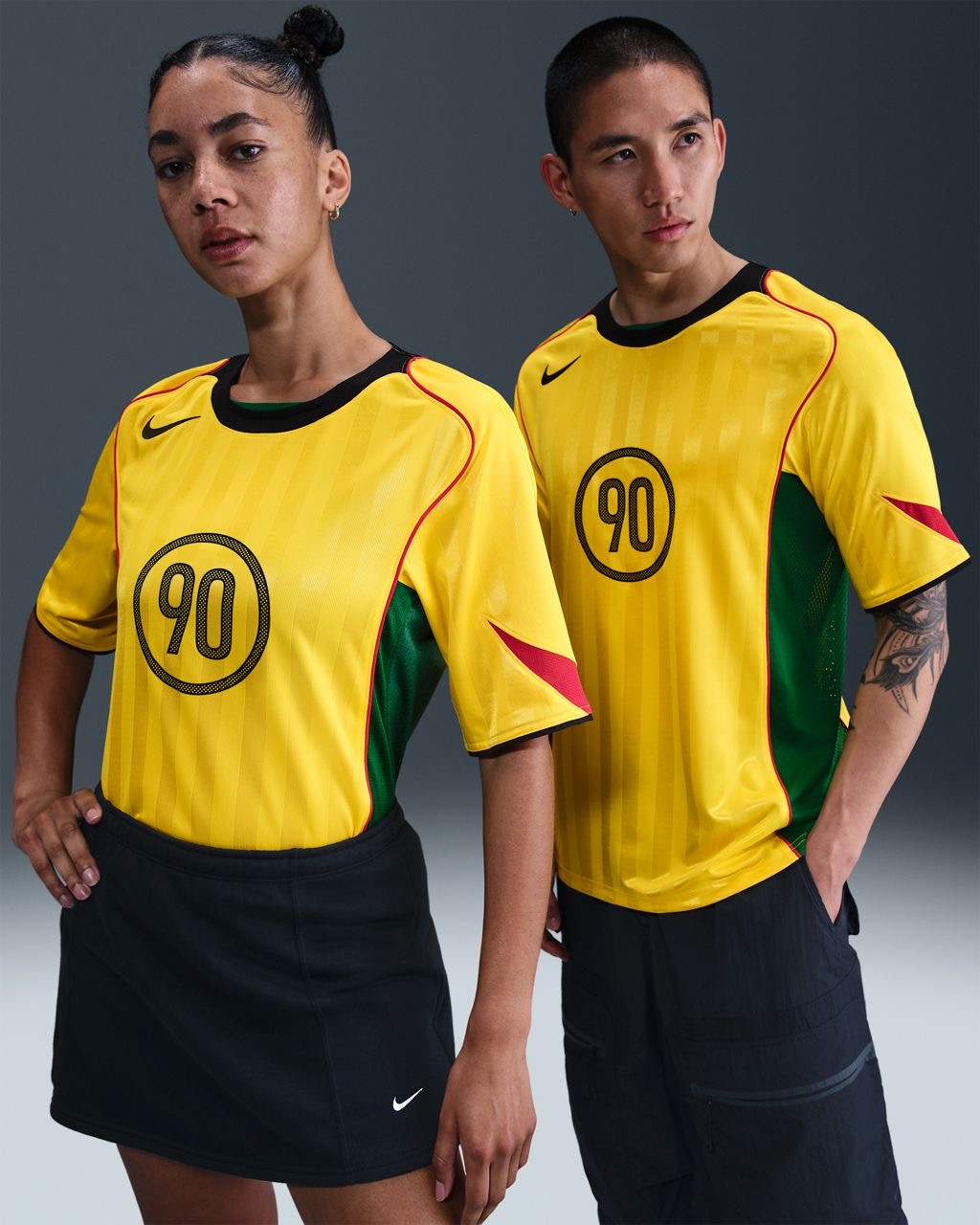 Maillot Brésil Nike Total 90 jaune 2025
