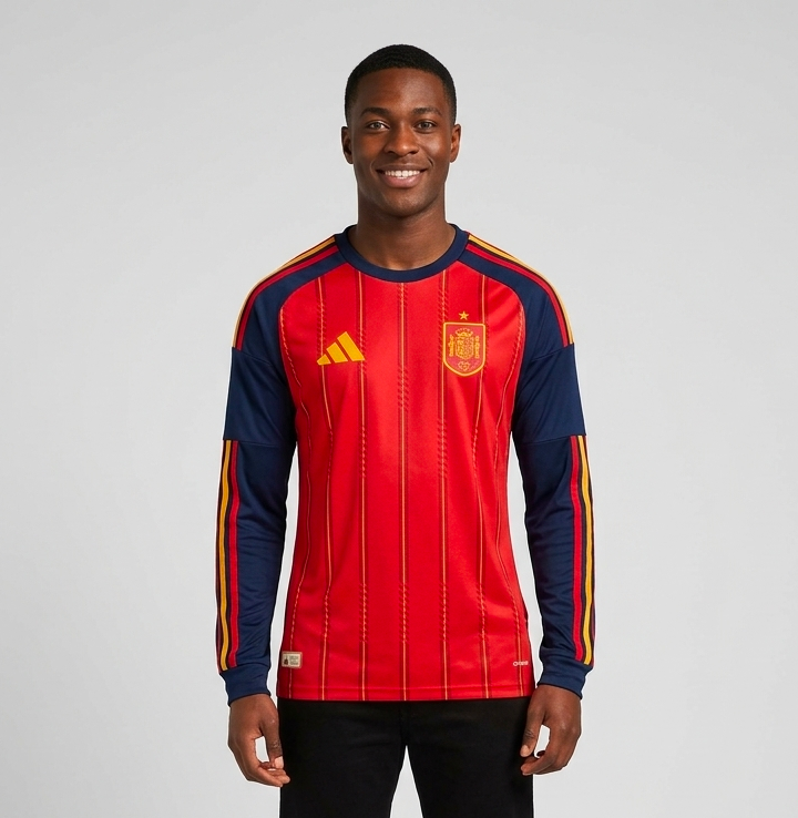 Maillot manche longue Espagne domicile coupe du monde 2026