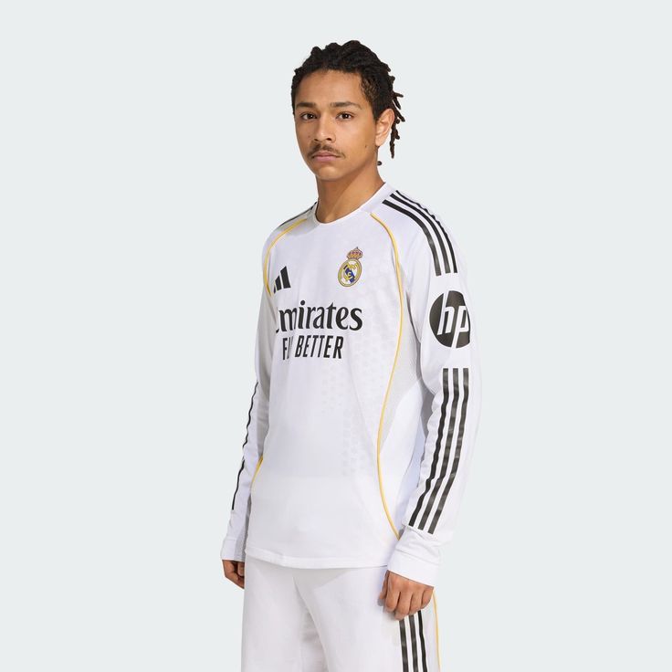 Maillot manche longue domicile Real Madrid 2025-26
