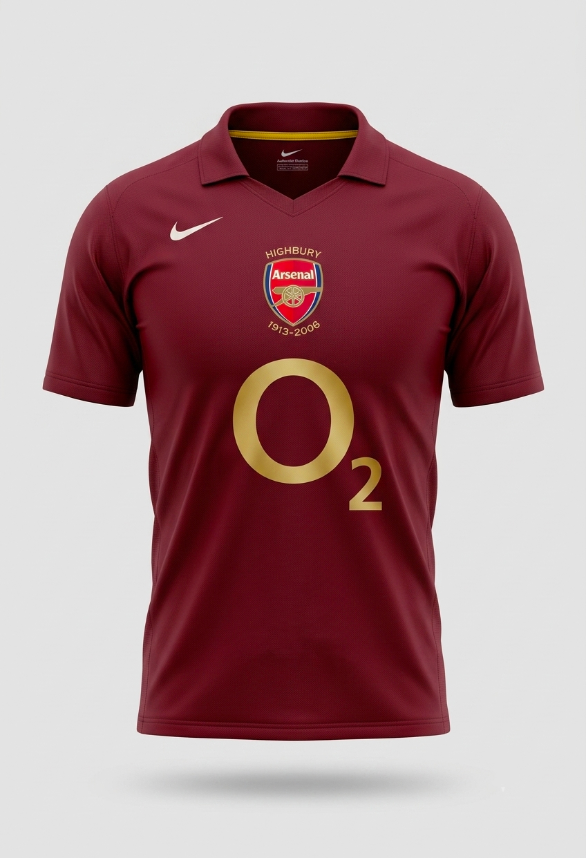 Maillot retro Arsenal domicile 2005-06