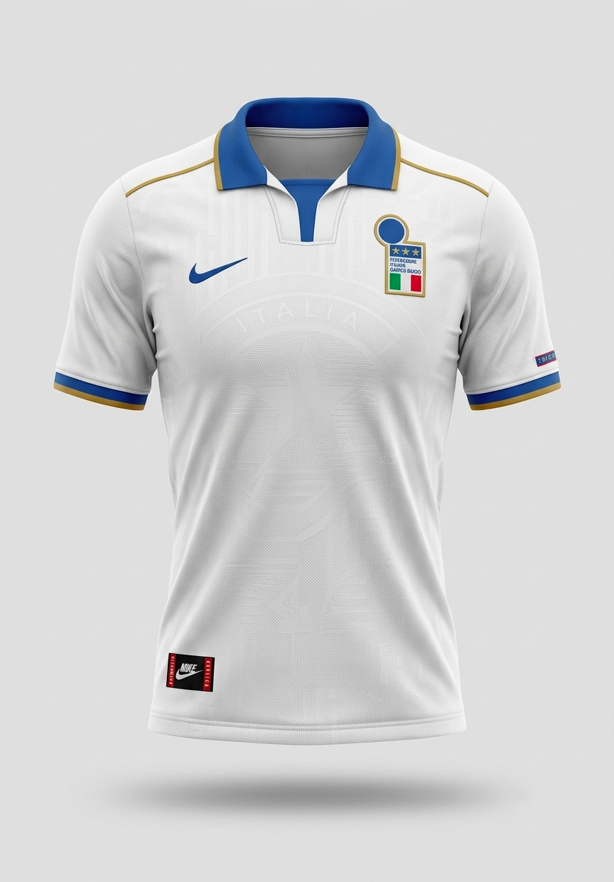 Maillot retro Italie extérieur 1995