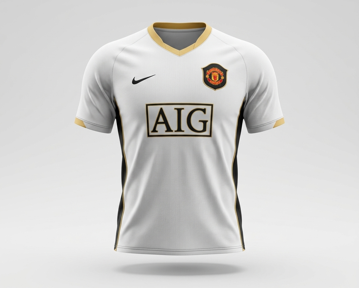 Maillot retro Manchester united extérieur 2006-07