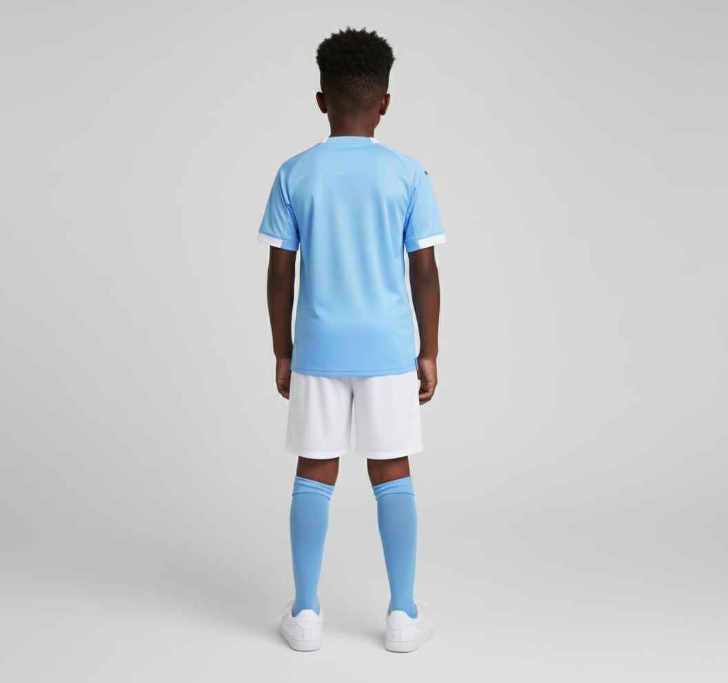 Ensemble maillot enfant Manchester City domicile 2025 -26 (haut+short)