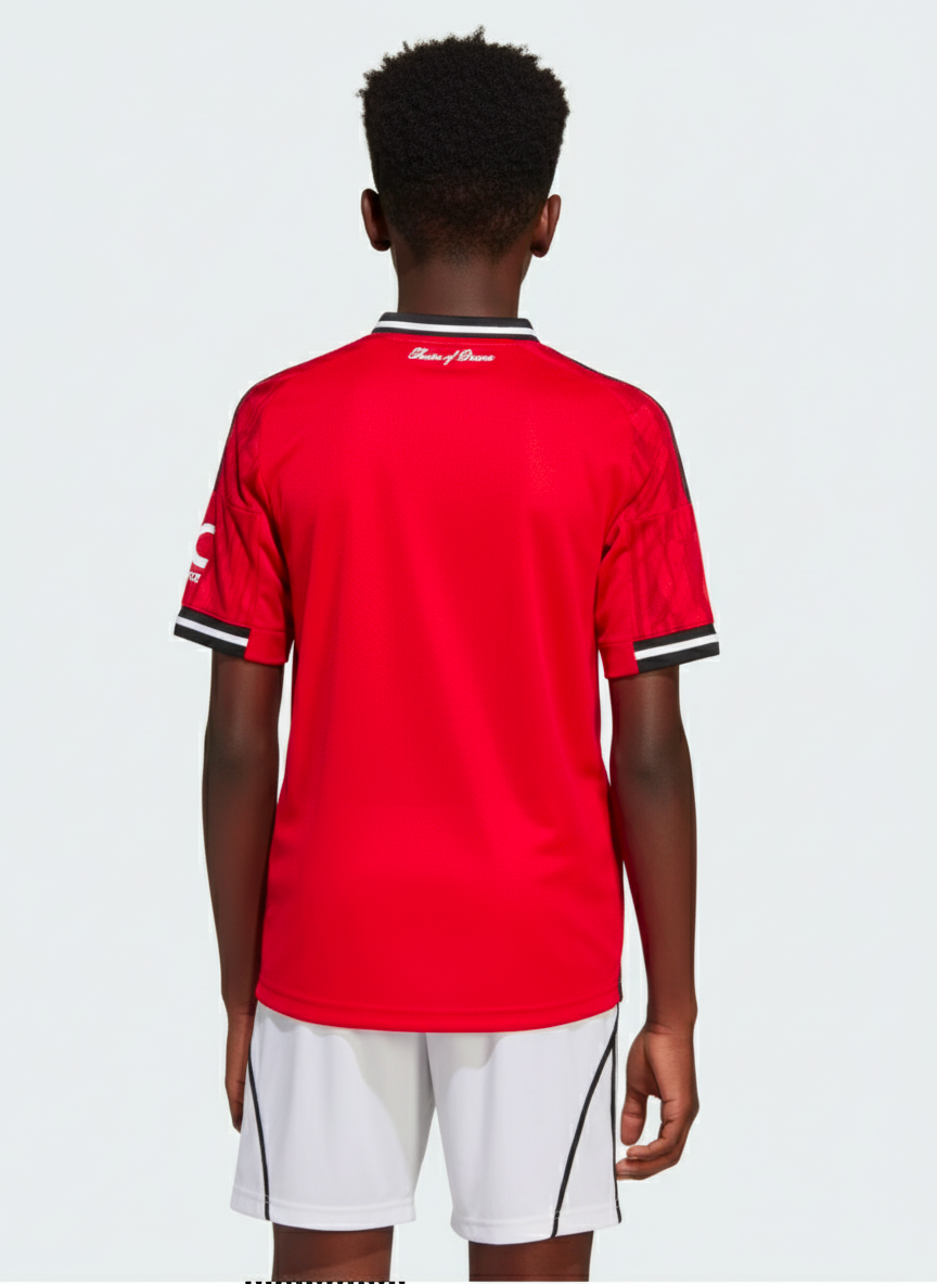 Ensemble maillot enfant Manchester United domicile 2025 -26 (haut+short)
