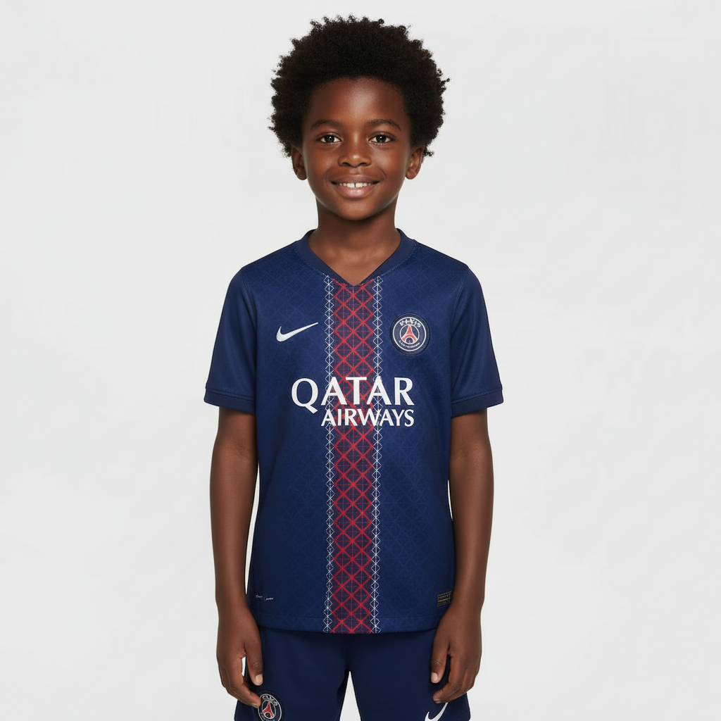 Ensemble maillot enfant PSG domicile 2025 -26 (haut+short)