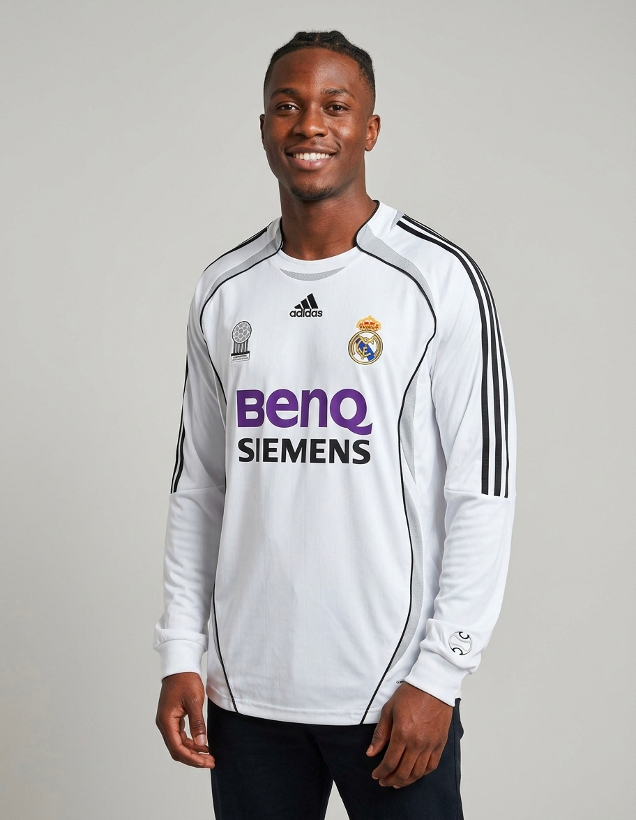 Maillot manche longue retro Real Madrid 2006-07