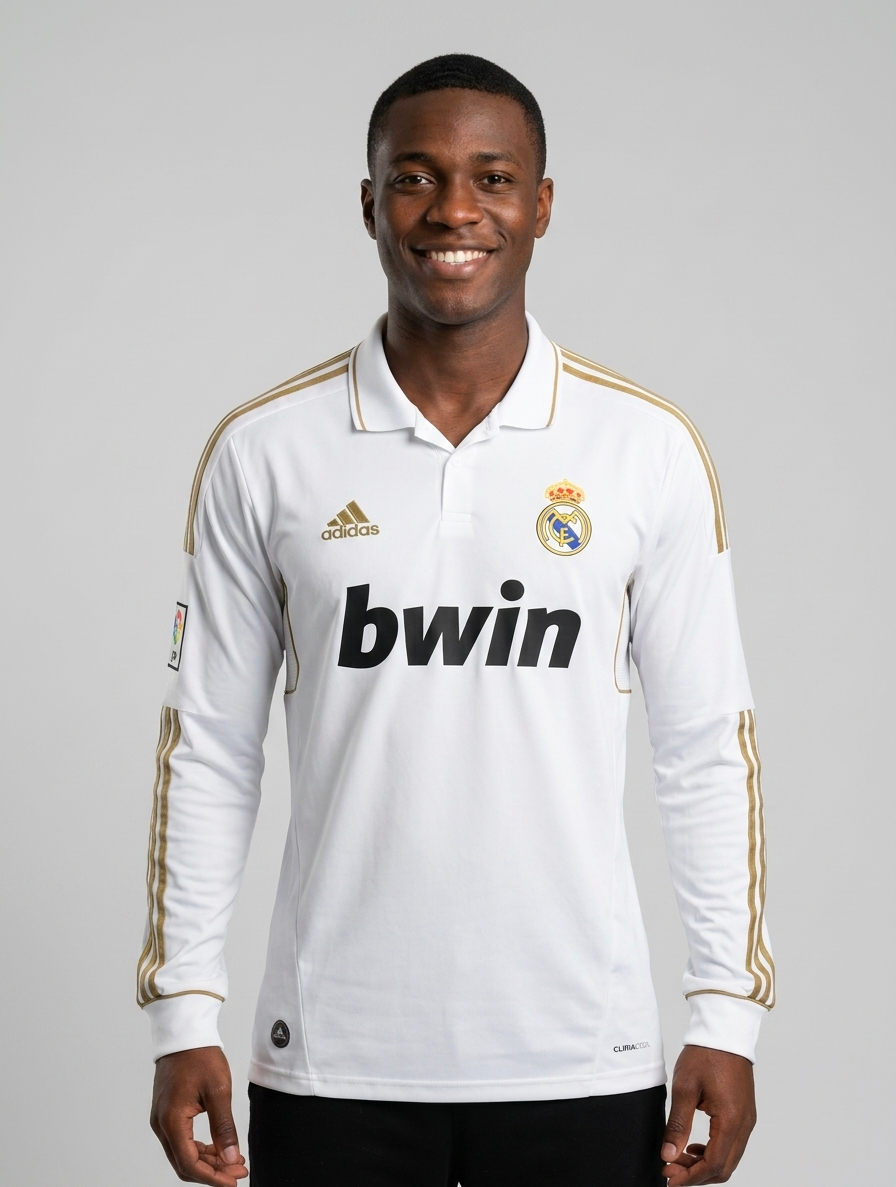Maillot manche longue retro Real Madrid domicile 2011-12