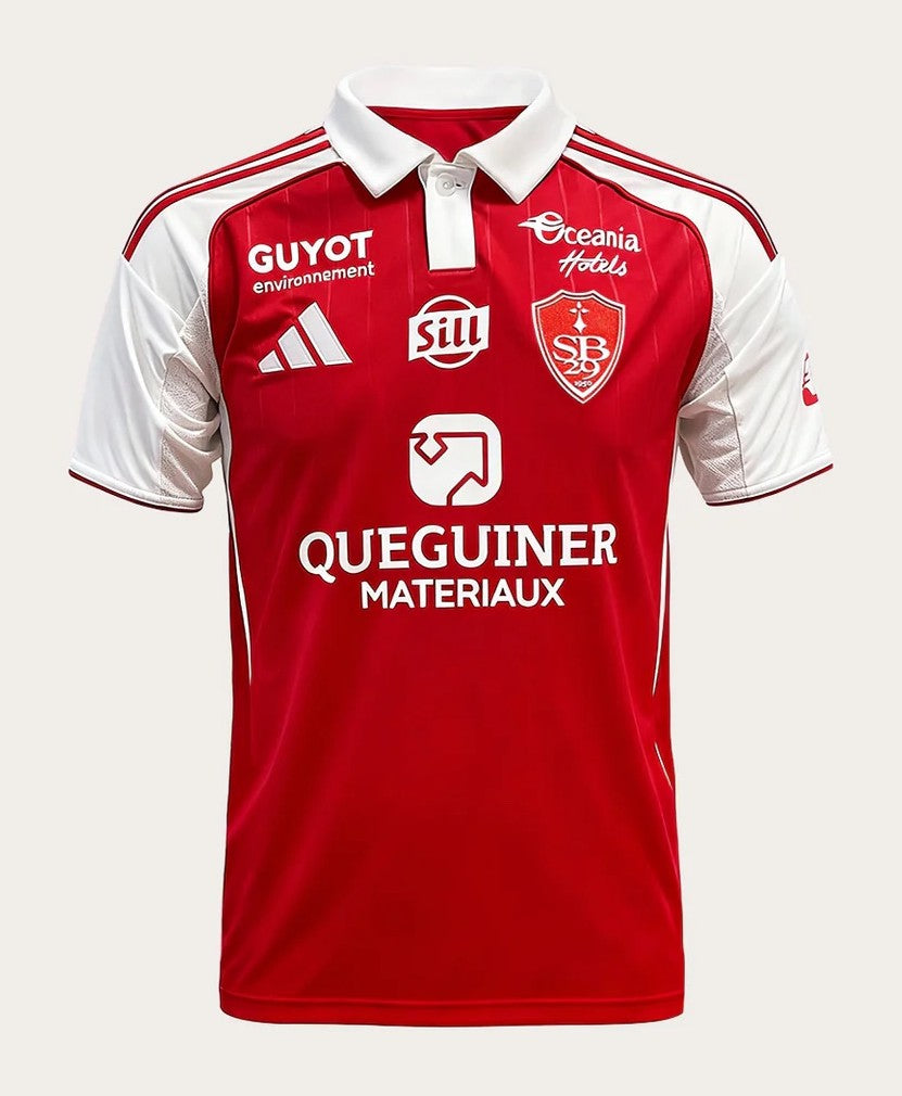 Maillot domicile Stade Brestois 2025-26