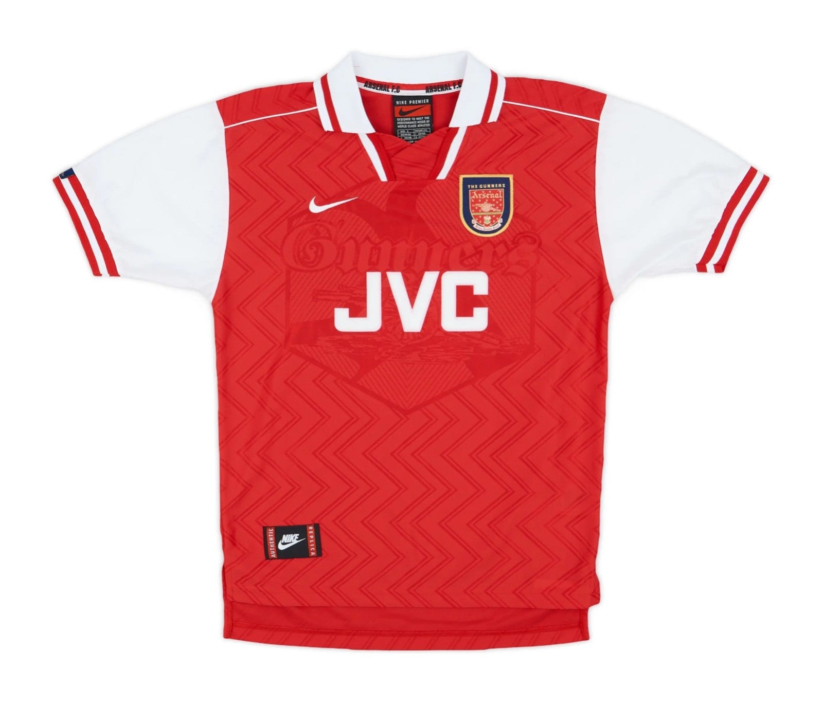 Maillot retro Arsenal domicile 1996-97