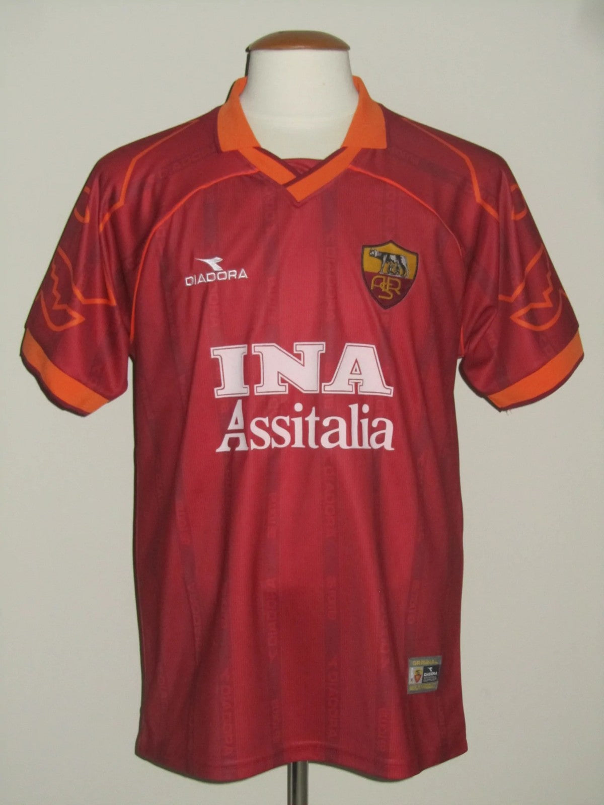 Maillot retro Roma domicile 1999-00