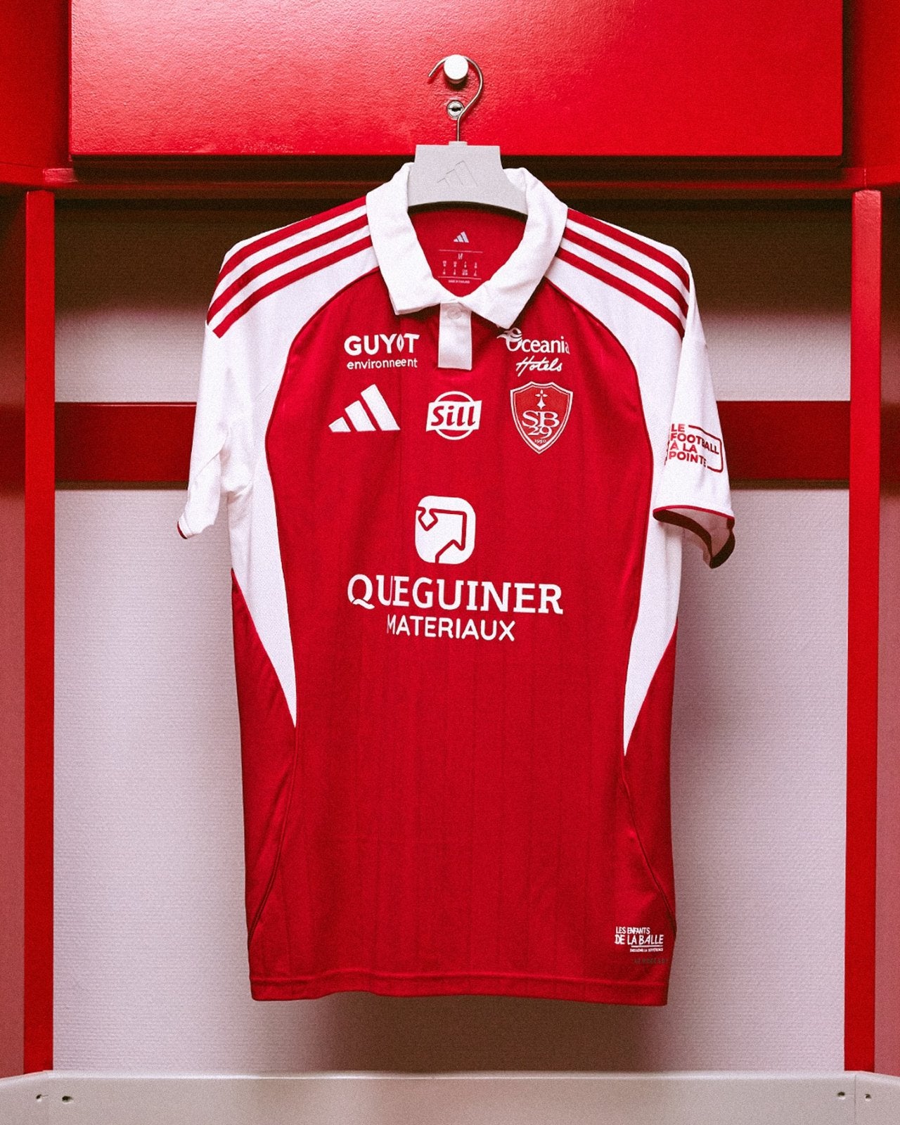 Maillot domicile Stade Brestois 2025-26