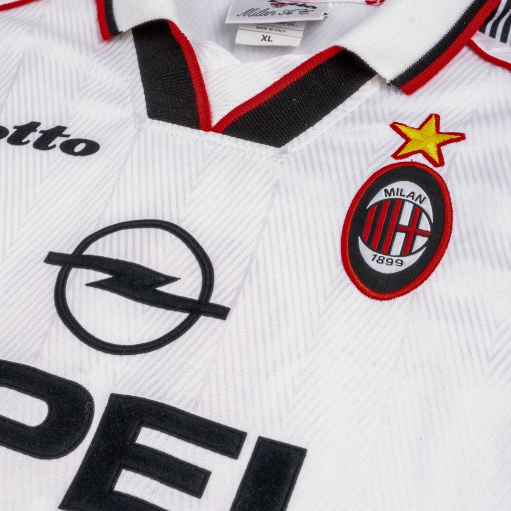 Maillot retro Milan Ac extérieur 1997-98
