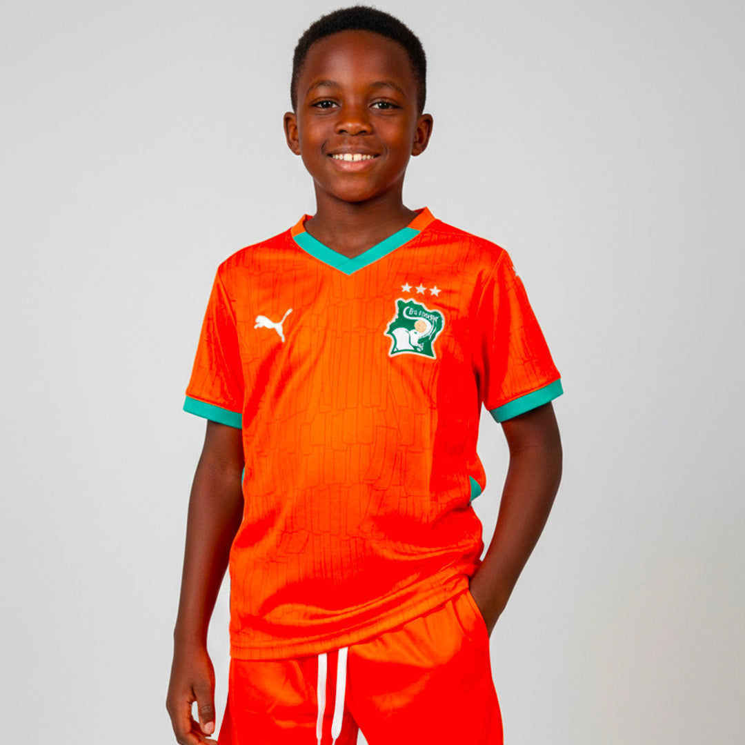 Ensemble maillot enfant Côte d'Ivoire domicile 2025 -26 (haut+short)